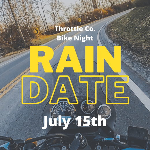 Bike Night Reschedule (Instagram Post)