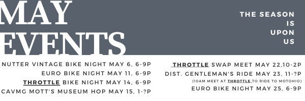 MAY EVENTS