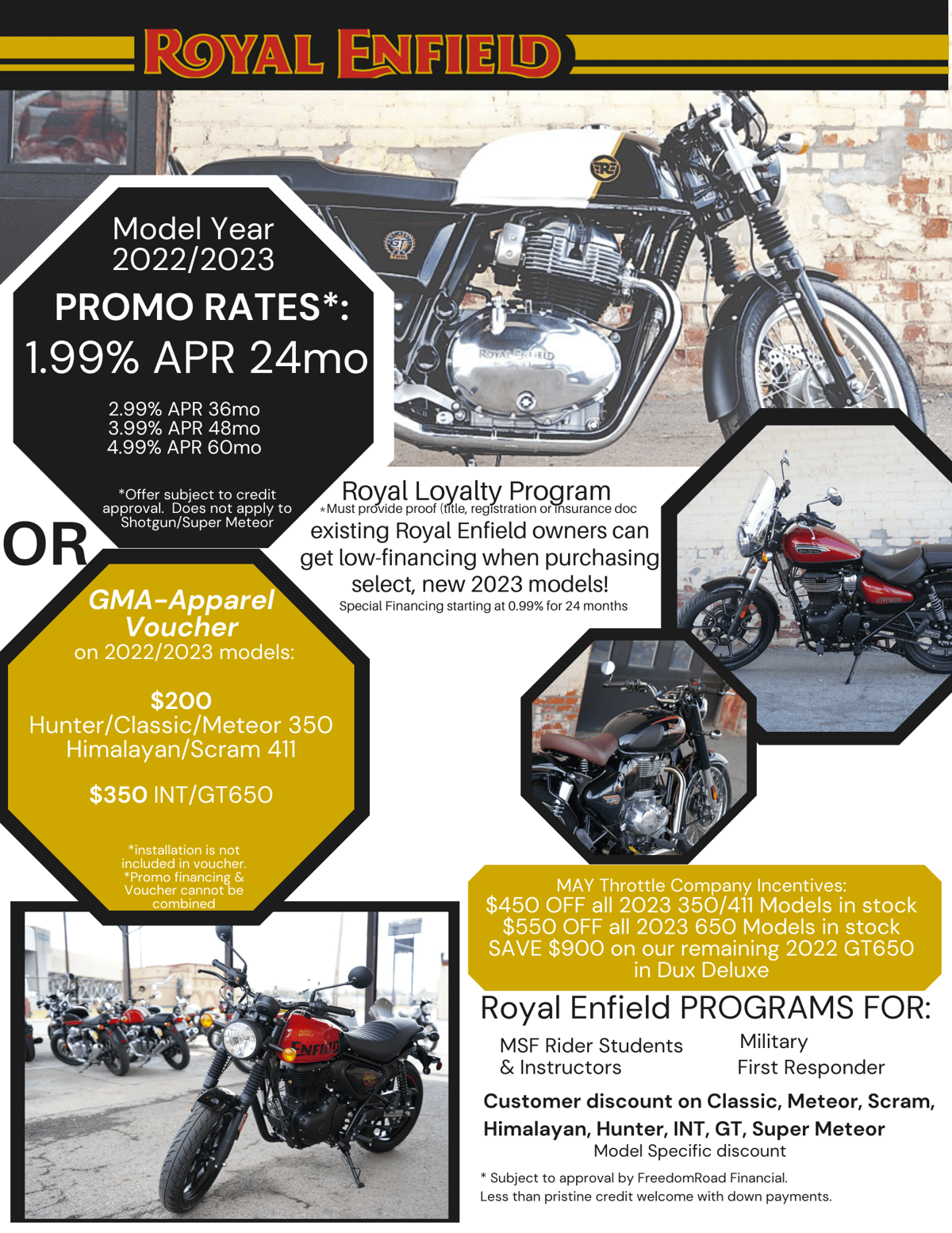 MAY MG MARKETING FLYERS