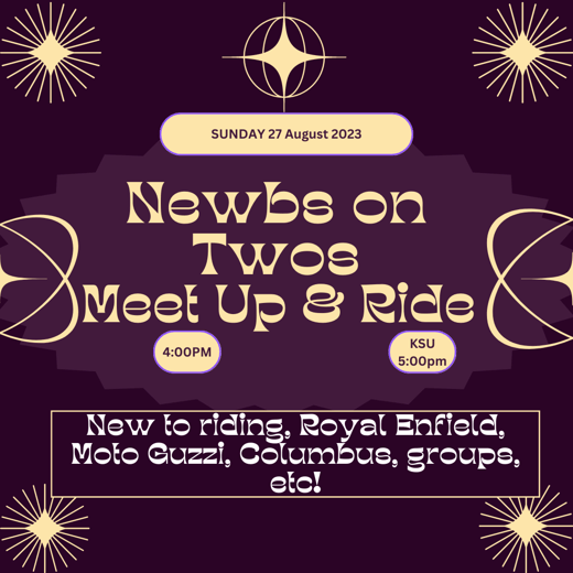 Newbs on Twos Ride & Meet Up (Instagram Post (Square))