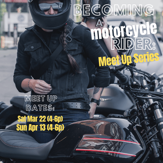 becoming a motorcycle rider Series (Instagram Post)